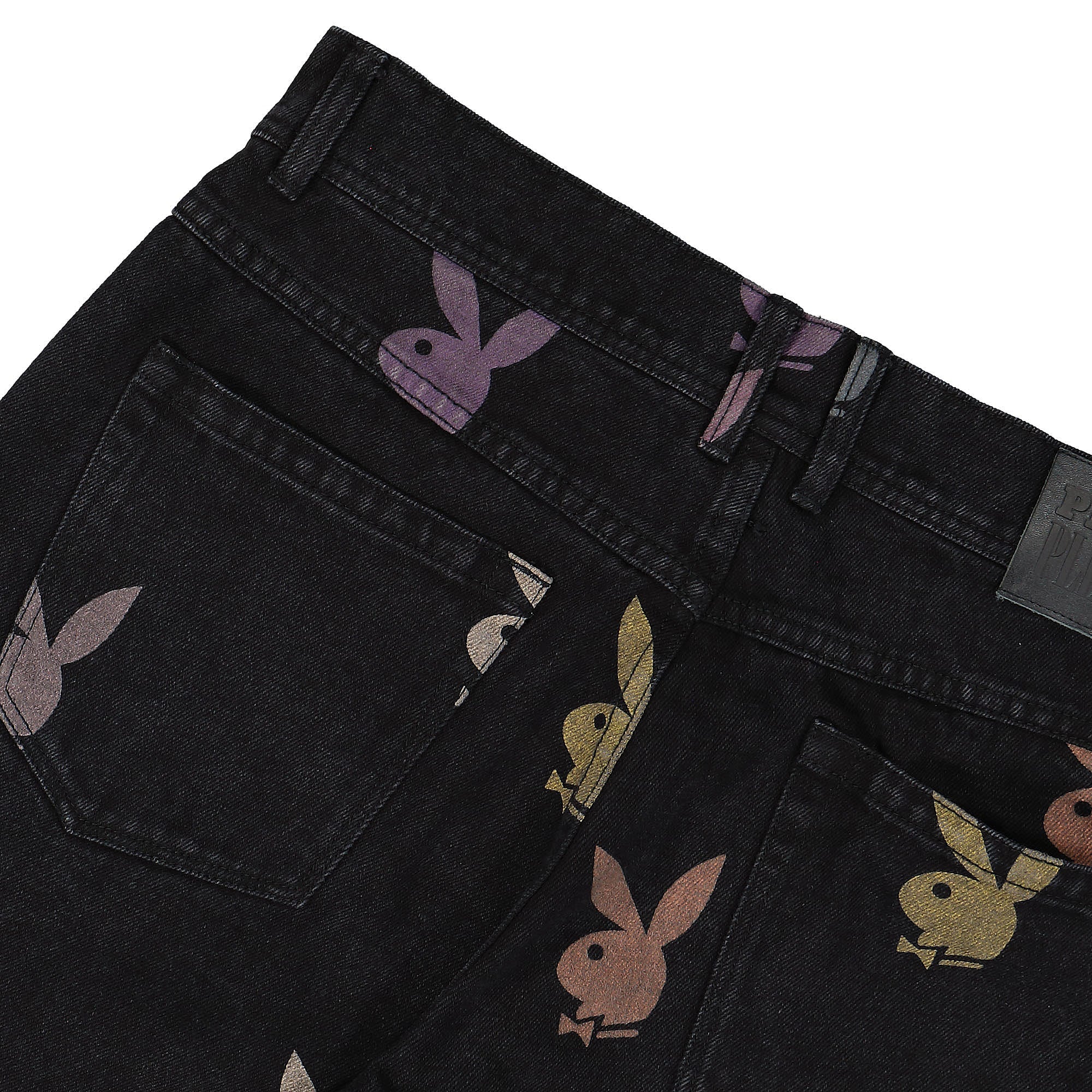 Playboy x Pleasures Scatter Denim P22PB033 | OVERKILL Playboy x Pleasures Scatter Denim P22PB033 | OVERKILL