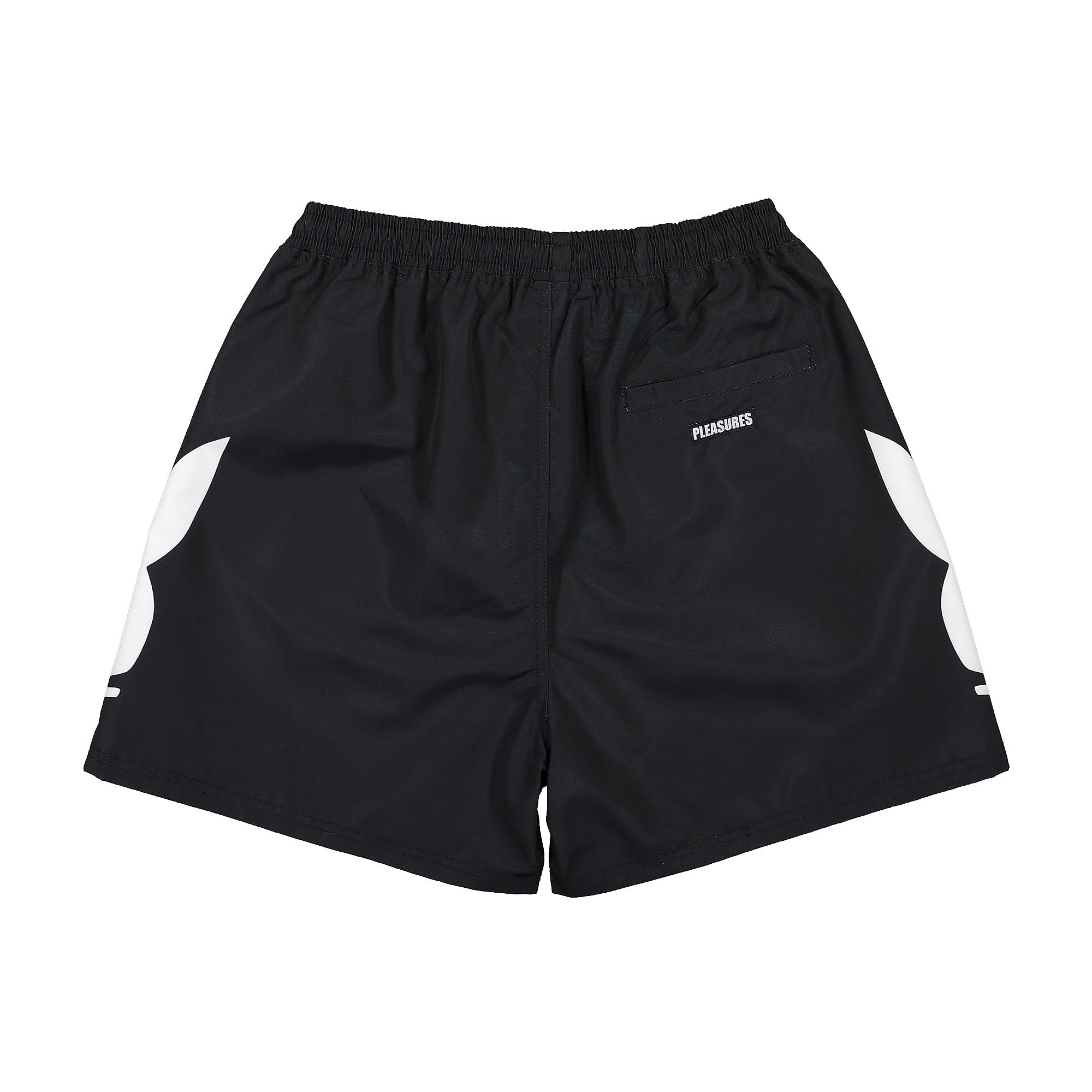 Pleasures Collide Short Black Shorts Material | Overkill