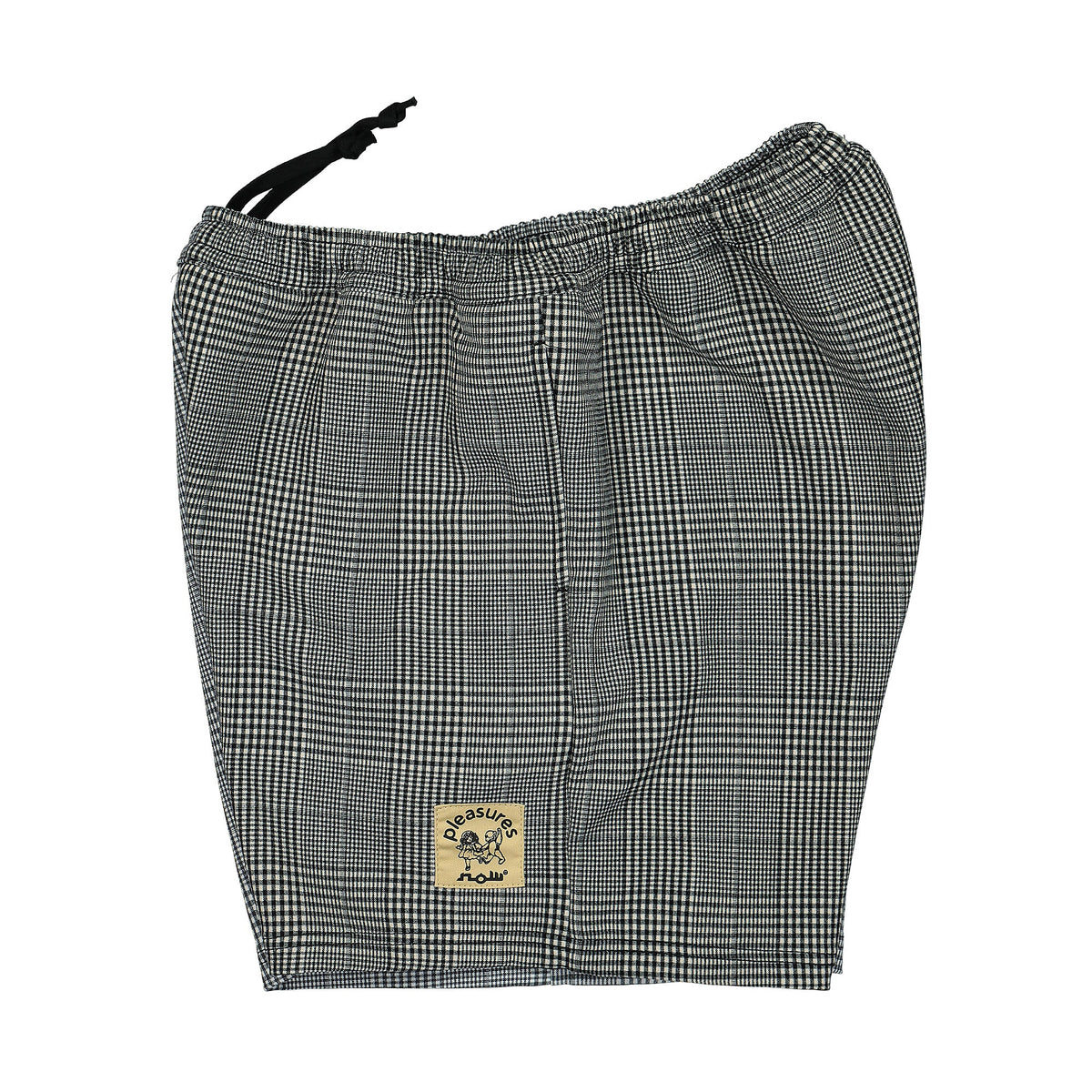 Pleasures Chase Plaid Shorts Black Shorts Close-up | Overkill
