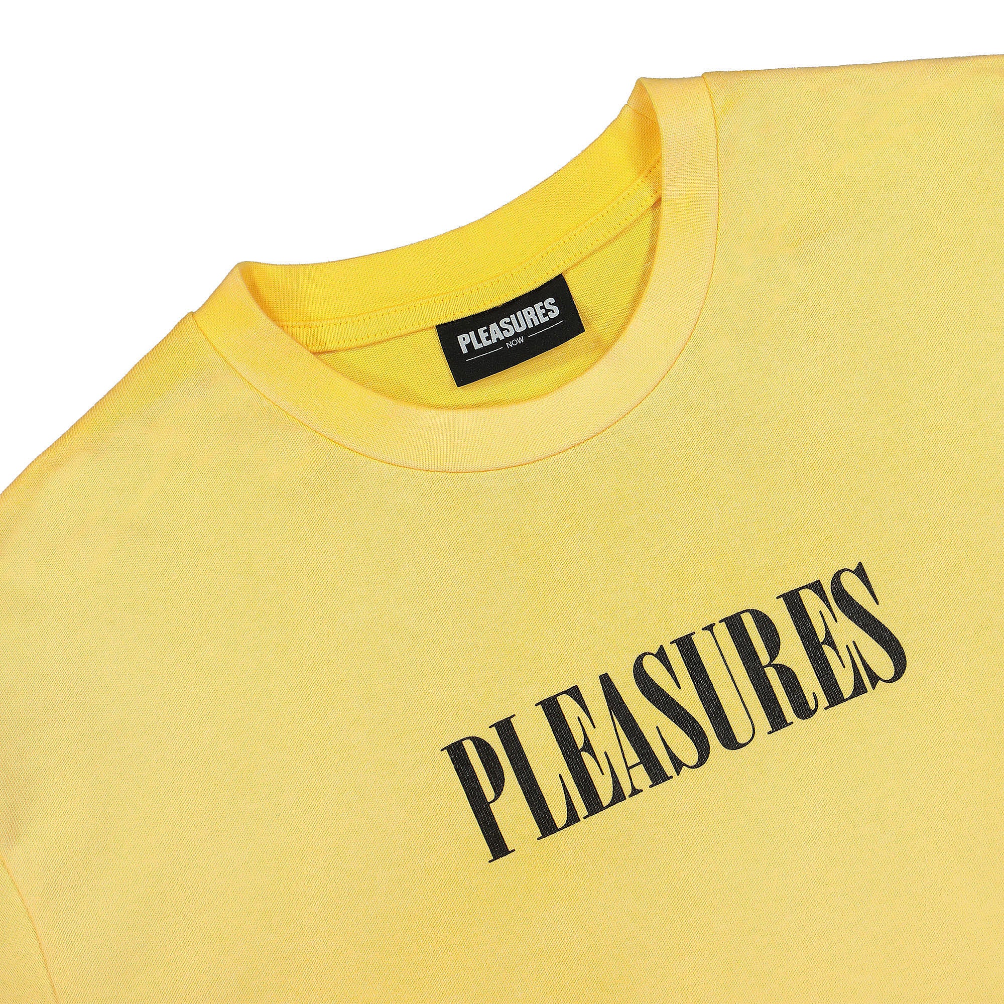 Pleasures Special Heavyweight Shirt Yellow T-Shirts Close-up | Overkill