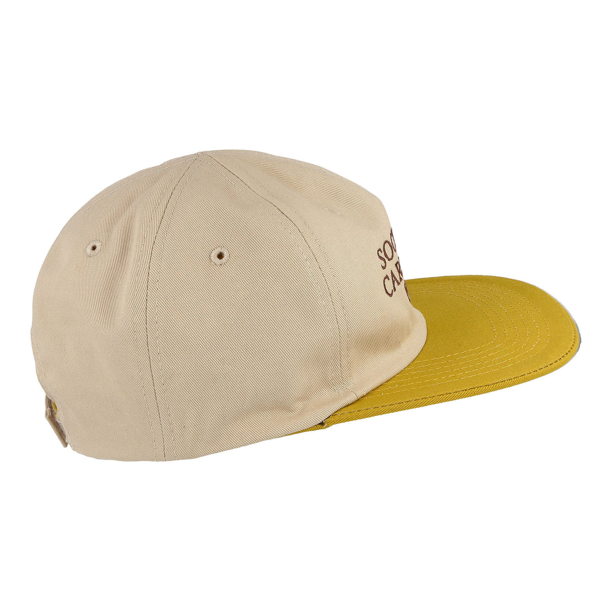 Pleasures Carnivore Reversible Hat Mustard Caps Detail view 2 | Overkill