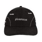 Pleasures Think 6 Panel Hat Black Caps Detailfoto | Overkill