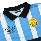 Pleasures Penalty Soccer Jersey Blue T-Shirts Close-up | Overkill