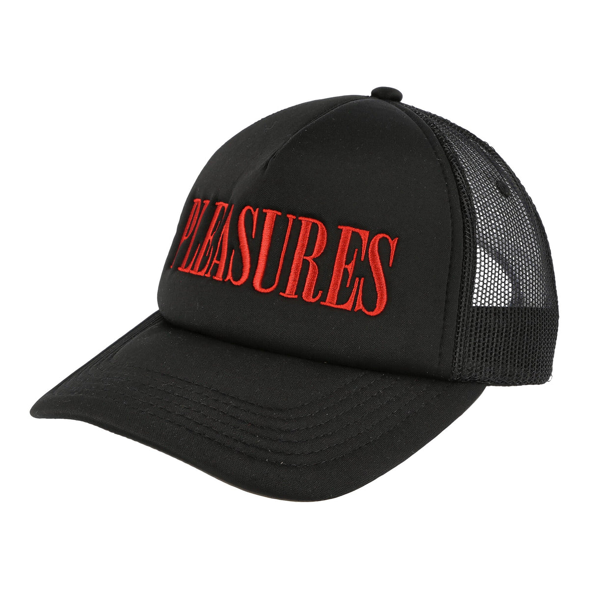 Pleasures Lithium Trucker Cap Black Caps P22SU059 | Overkill