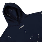 Pleasures Safety Pin Hoodie Navy Hoodies Close-up | Overkill