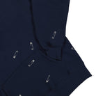 Pleasures Safety Pin Hoodie Navy Hoodies Detailfoto | Overkill
