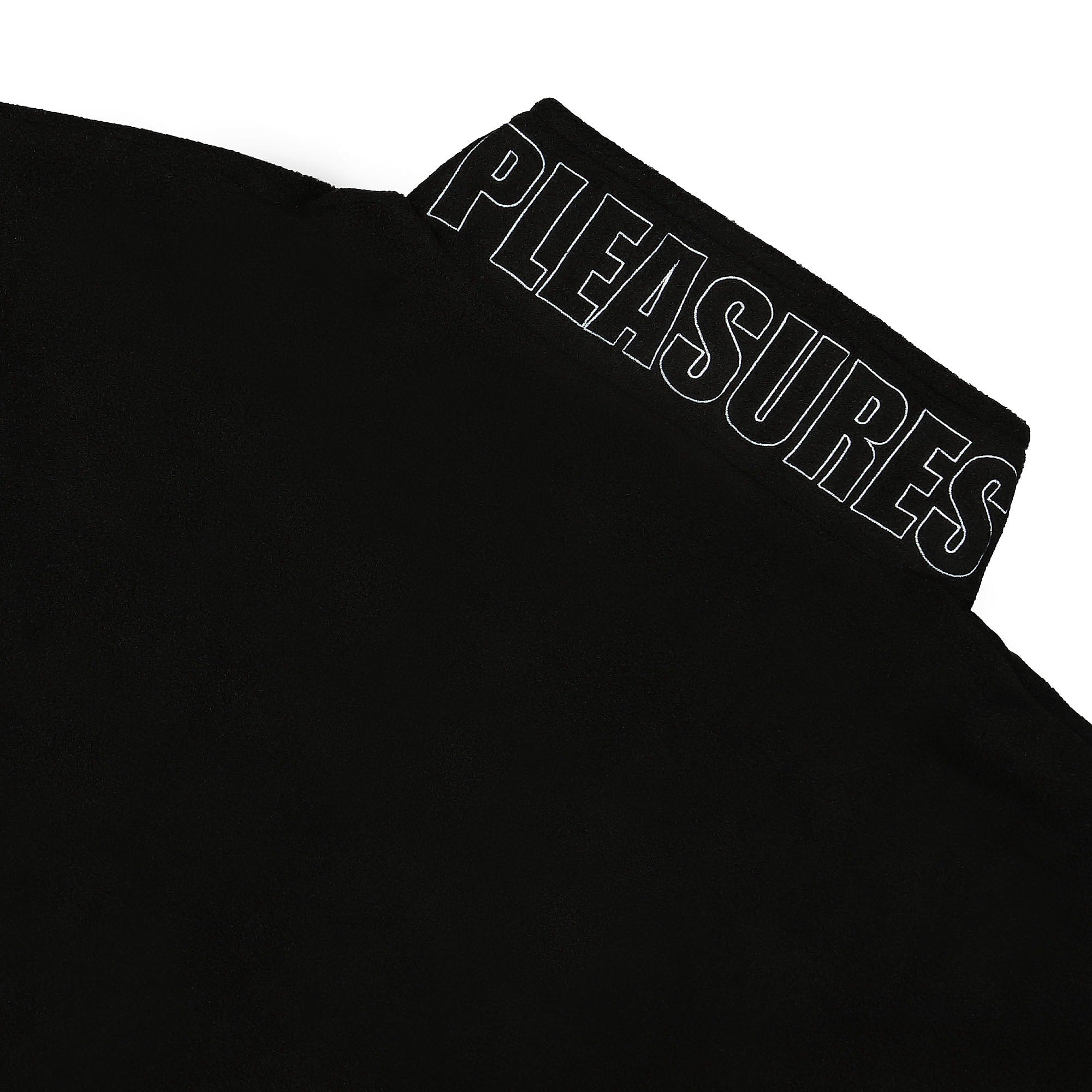 Pleasures Evol Fleece Zip Up Black Fleece Jackets Detail view 1 | Overkill