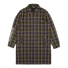 Pleasures Soul Plaid Trench Green Coats P22W028 | Overkill