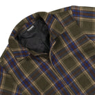 Pleasures Soul Plaid Trench Green Coats Close-up | Overkill
