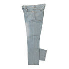 Pleasures Reflux 5 Pocket Denim Blue Jeans Close-up | Overkill