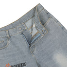 Pleasures Reflux 5 Pocket Denim Blue Jeans Detailfoto | Overkill