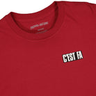 Fucking Awesome cest fa longsleeve tee Red Longsleeves Close-up | Overkill