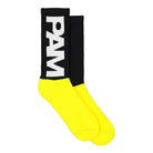 Perks And Mini P.A.M. B.T.C. Socks Black / Yellow Socks 9705-BKY | Overkill