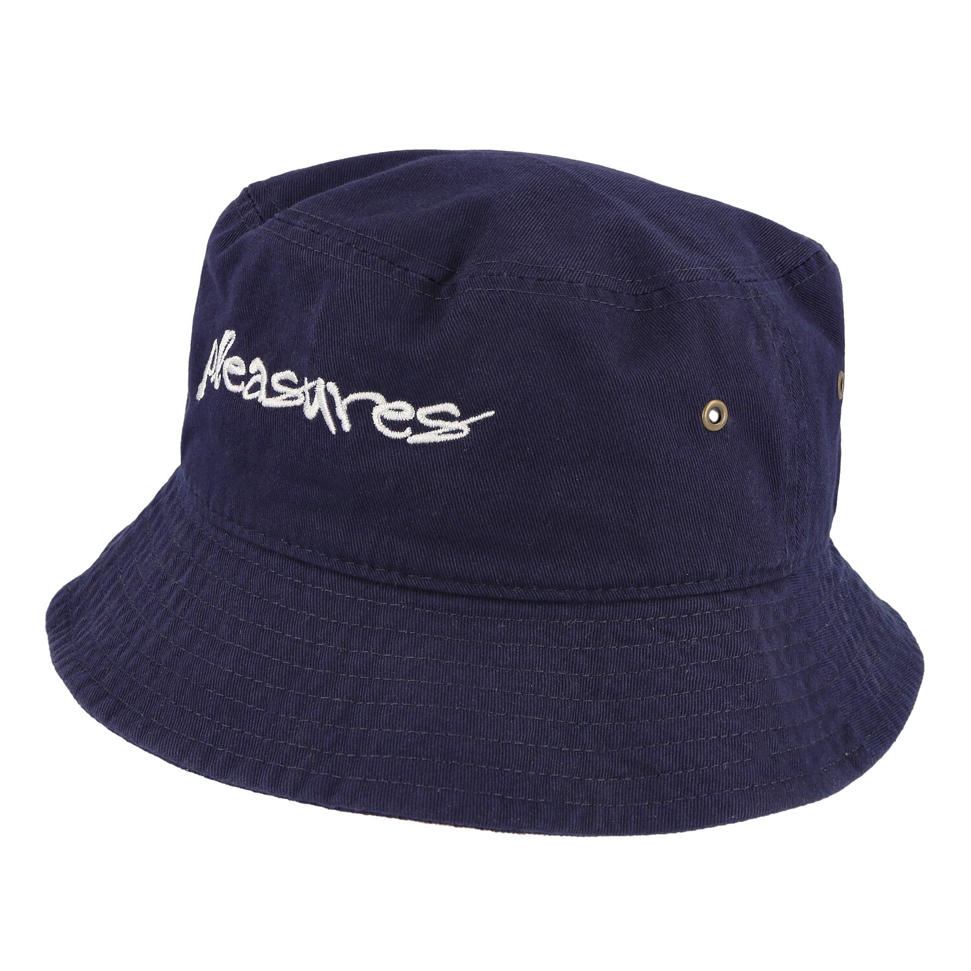 Pleasures Hyde Logo Bucket Hat Navy Bucket Hats P21SUHAT | Overkill