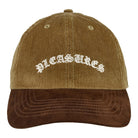Pleasures Old E Corduroy Polo Cap Brown Caps Detailfoto | Overkill