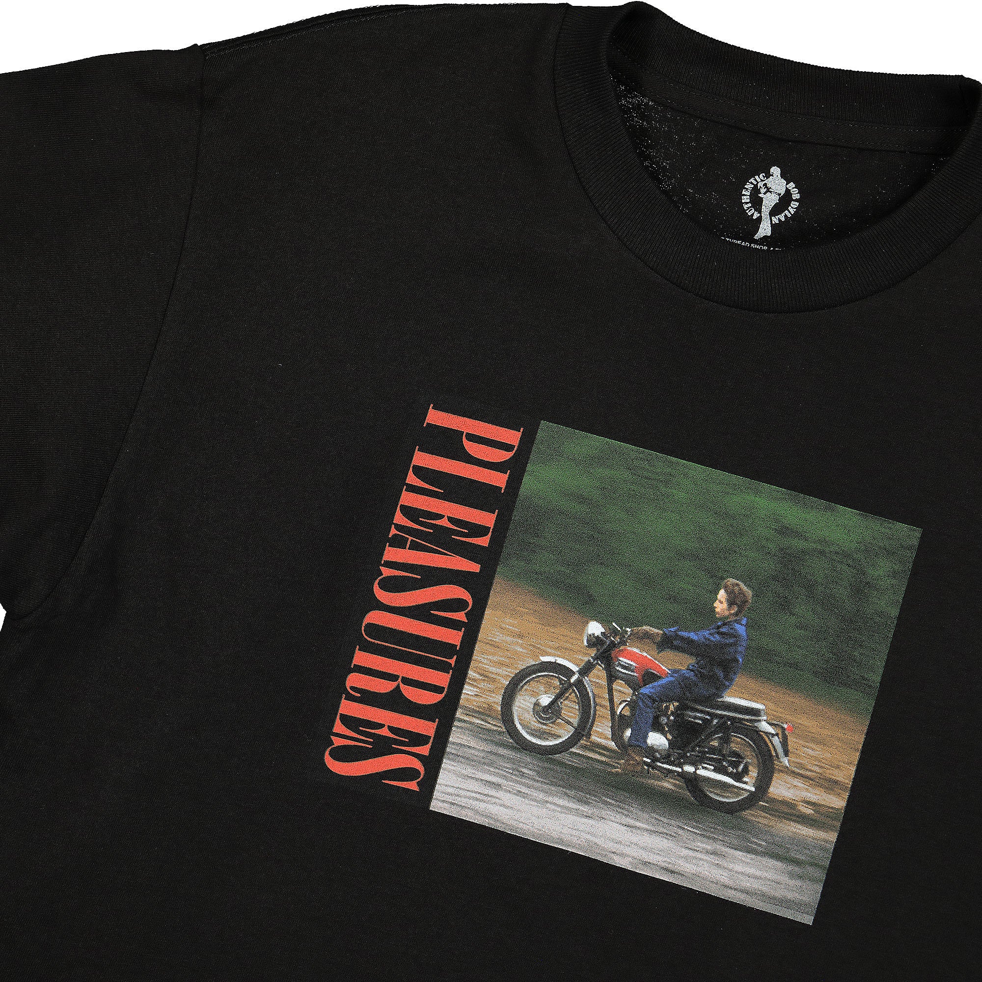 Pleasures Now Ride T-Shirt Black T-Shirts Close-up | Overkill