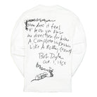 Pleasures Now Ride Sleeve T-Shirt White T-Shirts Material | Overkill