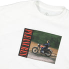 Pleasures Now Ride Sleeve T-Shirt White T-Shirts Close-up | Overkill