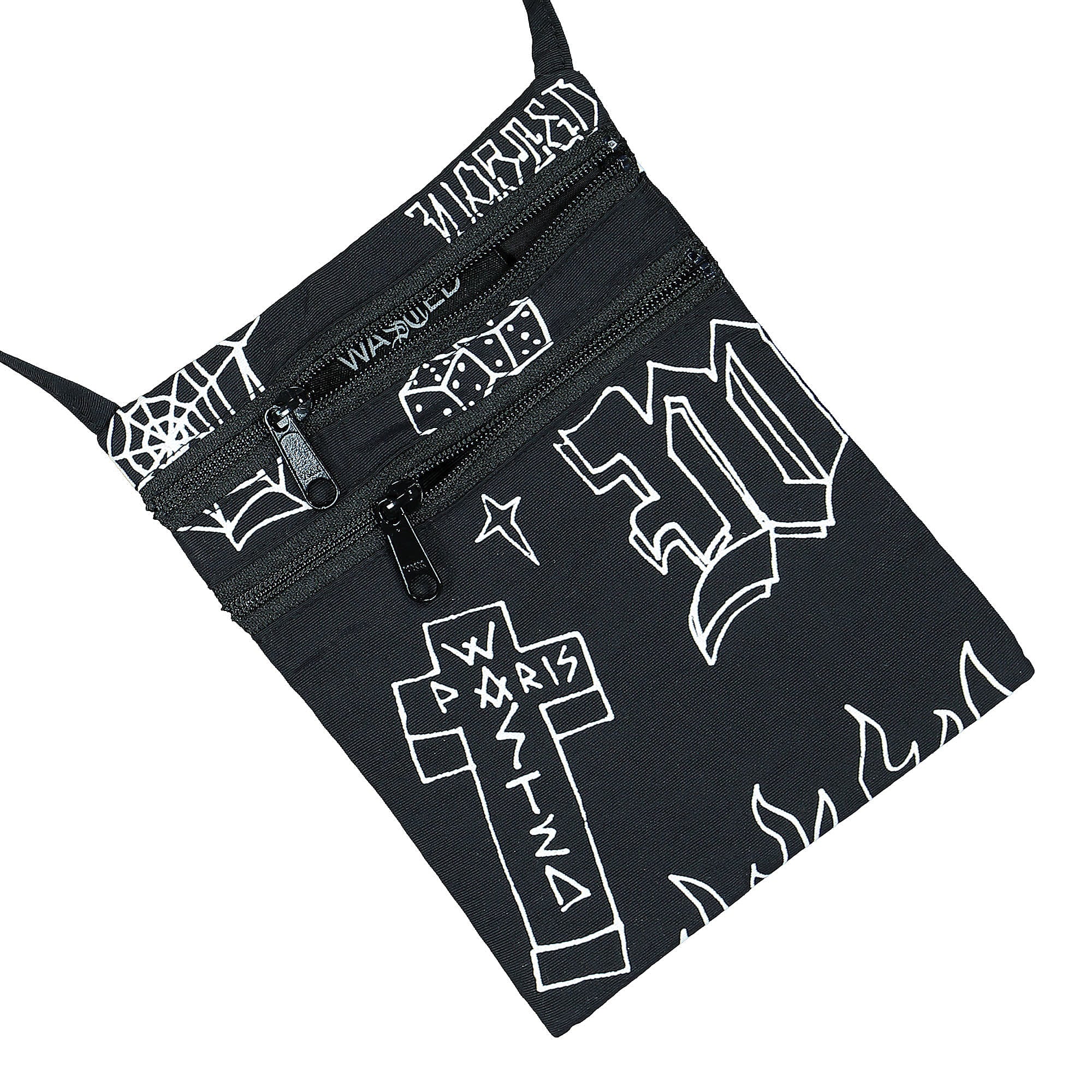 Wasted Paris Locals Pouch Bag Black Wallets & Cases  Material | Overkill