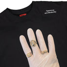 Pressure silence t-shirt Black T-Shirts Close-up | Overkill