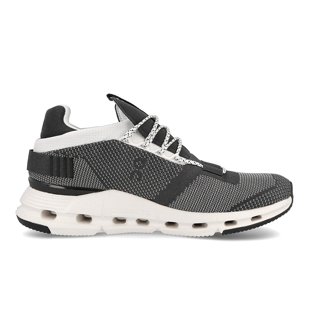 On cloudnova Black-White Low Top Sneakers  Silhouette | Overkill