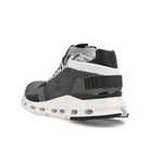 On cloudnova Black-White Low Top Sneakers  Material | Overkill