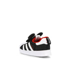 adidas superstar 360 infants Core Black / Footwear White / Vivid Red  Close-up | Overkill