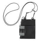C2H4 crossbody mini leather bag Dark Gray Shoulder & Cross Body Bags Close-up | Overkill