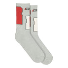 C2H4 sd card sock Gray Red Socks R000-101 | Overkill