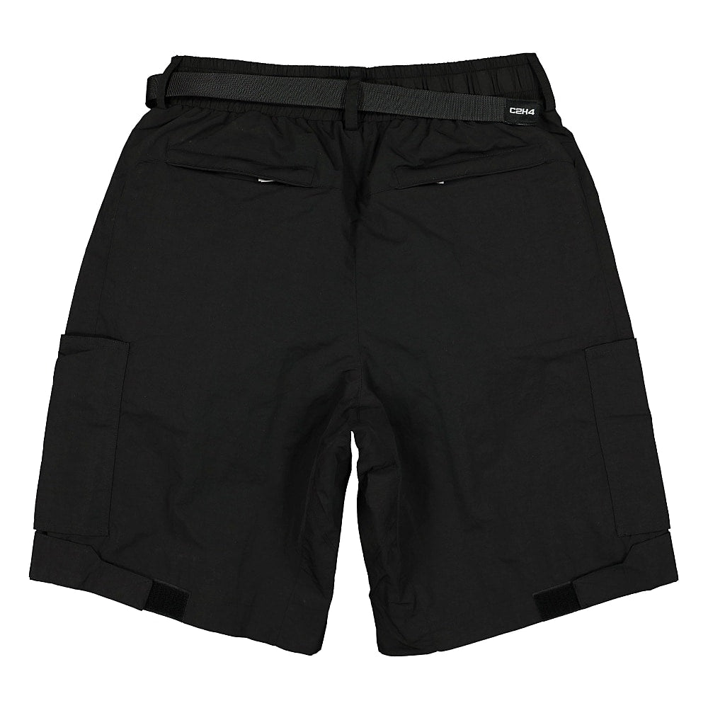 C2H4 side pocket track shorts Black Shorts Material | Overkill