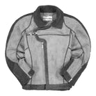 C2H4 panelled streamline shearling jacket Fogged Gray Jackets R002-003 | Overkill