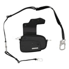 C2H4 nebula leather shoulder bag Aerolite Black Shoulder & Cross Body Bags Detailfoto | Overkill