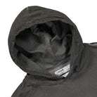 C2H4 cold-dye panelled distressed hoodie Dark Gray Hoodies Close-up | Overkill