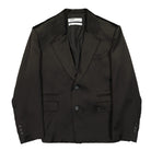 C2H4 inside-out panelled smoke tailored jacket Solemn Black Jackets R004-JK004 | Overkill