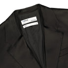 C2H4 inside-out panelled smoke tailored jacket Solemn Black Jackets Close-up | Overkill