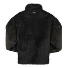 C2H4 arc panelled asteroid padded fleece coat Fuzzy Black Fleece Jackets Material | Overkill