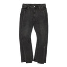 C2H4 layered flappy jeans Faded Black Jeans R004-PT063 | Overkill