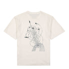 C2H4 spiral interspace print t-shirt White T-Shirts Material | Overkill