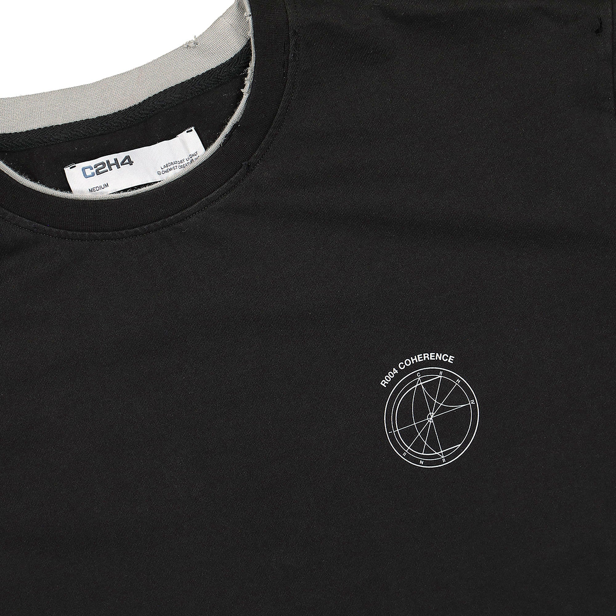 C2H4 multi existence print layered t-shirt Black T-Shirts Close-up | Overkill