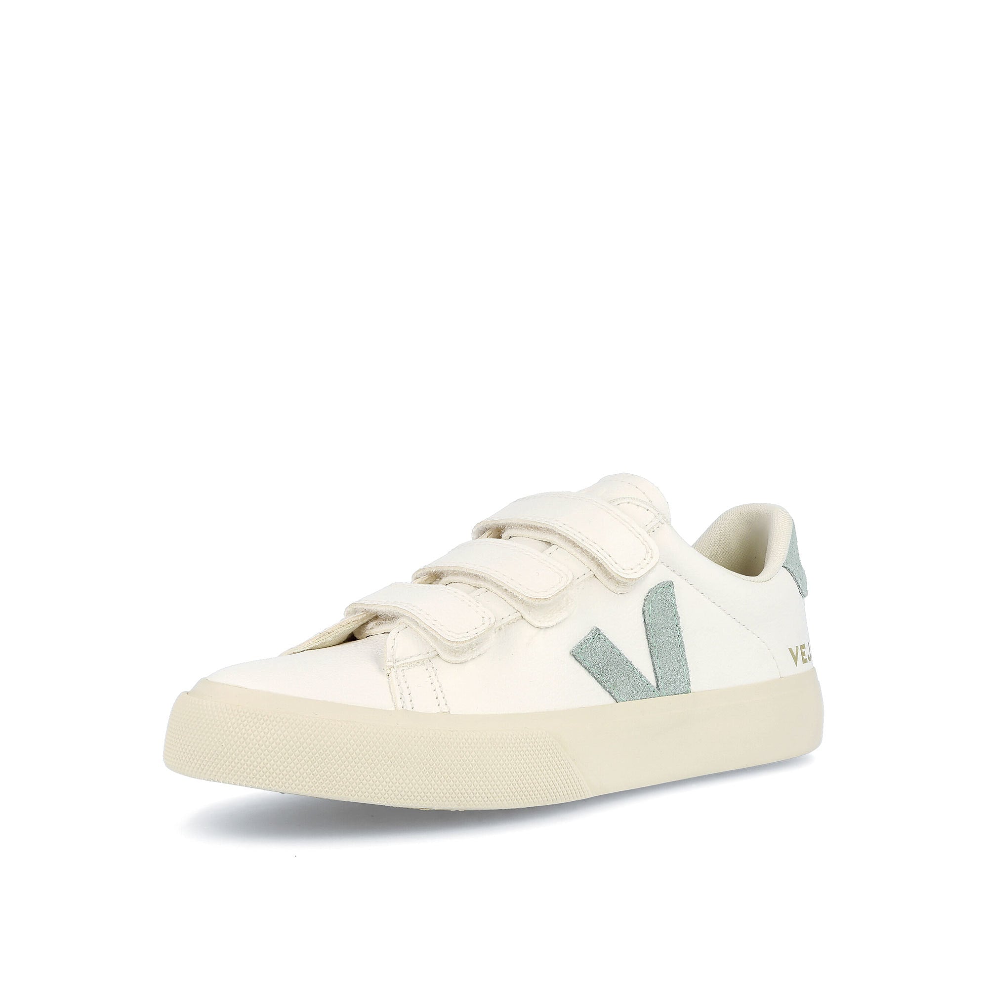 Veja wmns recife logo White-Green Sneakers  Close Up | Overkill