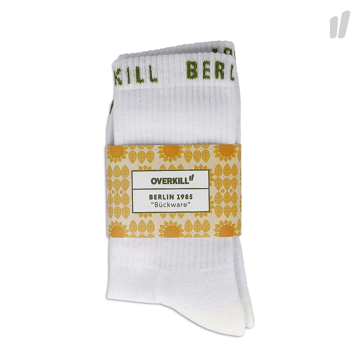Overkill Sport Rib Socks White Socks  | Overkill