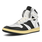 Rhude rhecess hi classic White-Black Sneakers  Close Up | Overkill