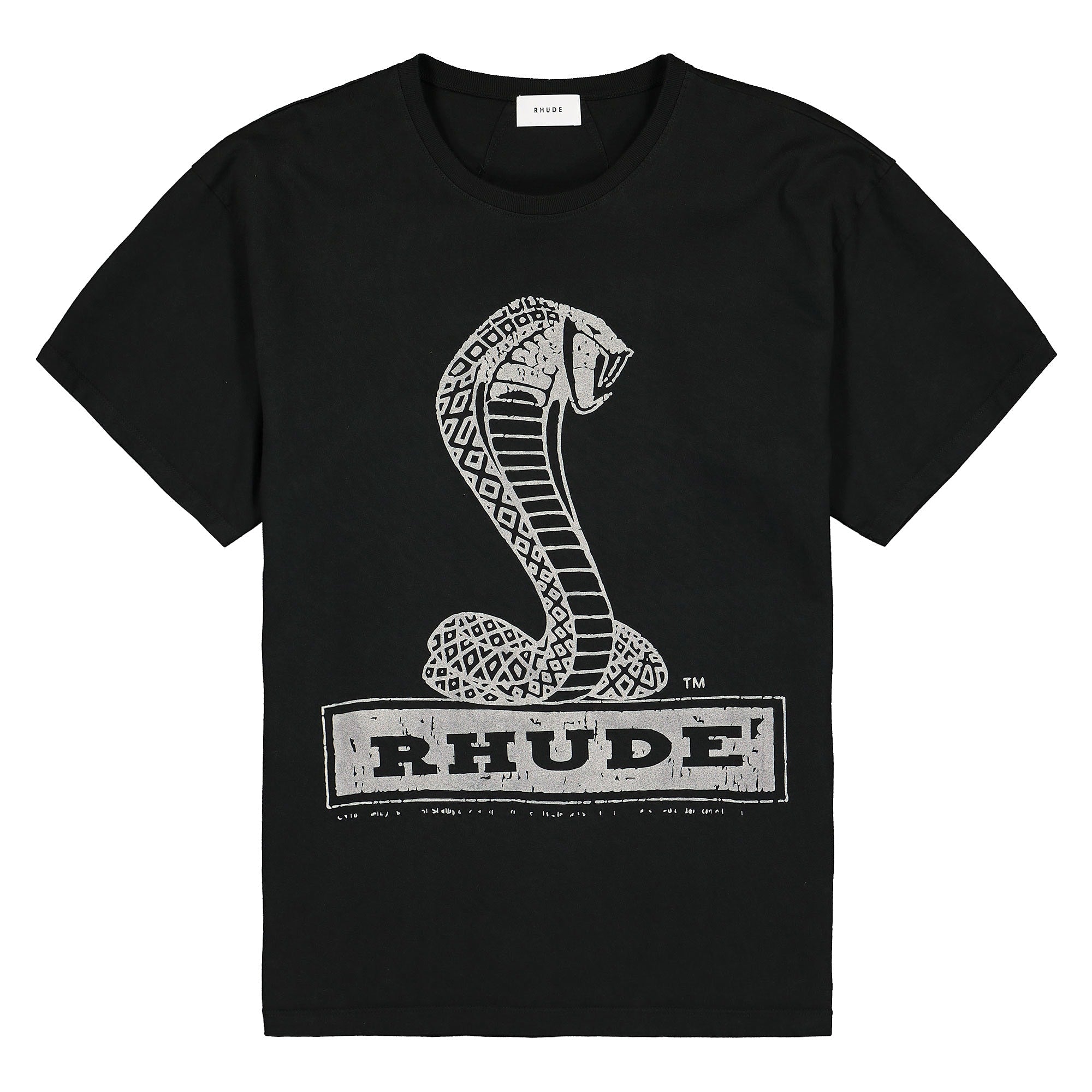 Rhude Cobra Pt.2 Tee Black T-Shirts RHU07MS20006 | Overkill
