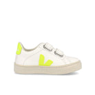 Veja small esplar velcro chromefree Extra White-Jaune Fluo Low Top Sneakers  Silhouette | Overkill