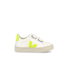 Veja small esplar velcro chromefree Extra White-Jaune Fluo Low Top Sneakers  Silhouette | Overkill