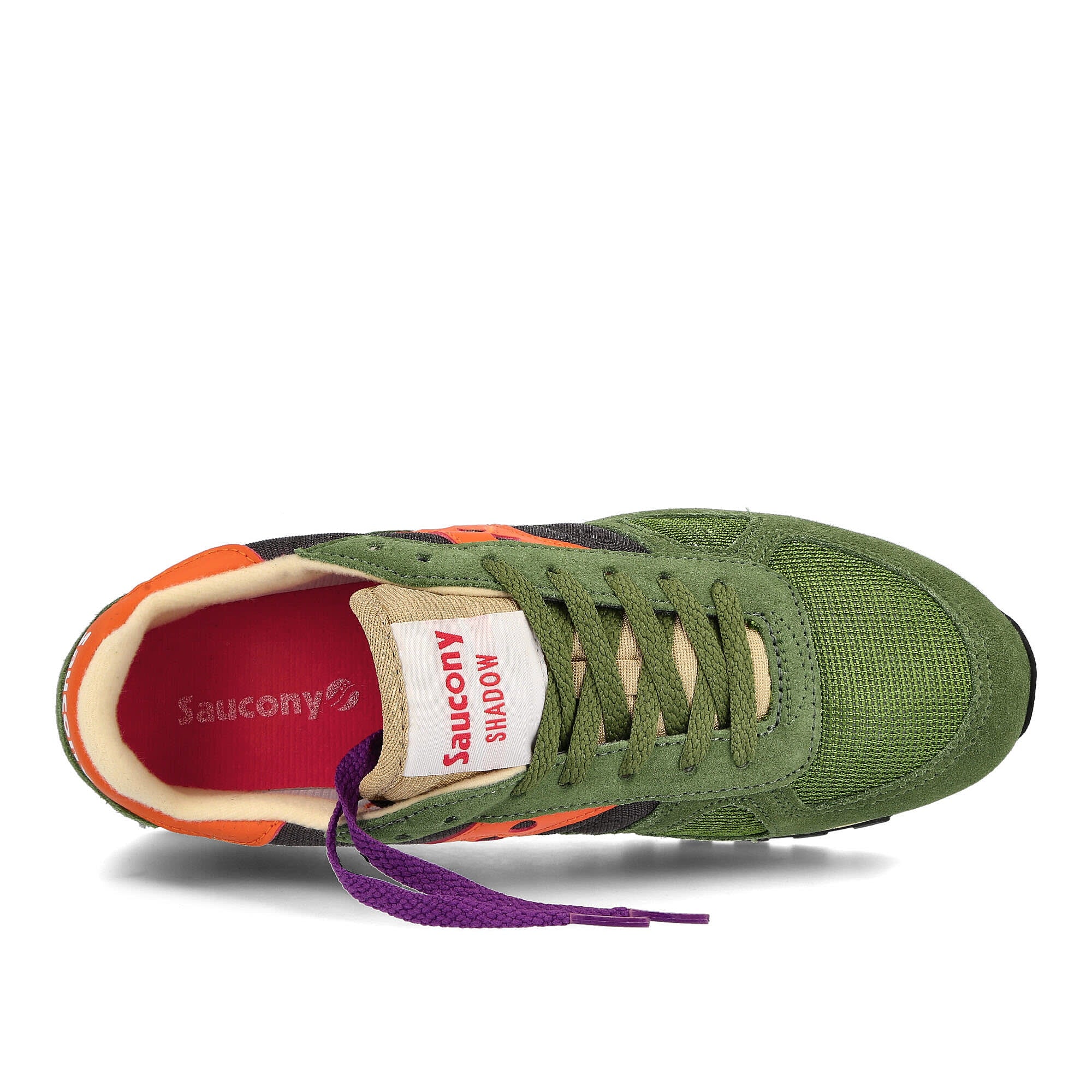 Saucony shadow original Green-Grey-Orange Sneakers  Detailfoto | Overkill