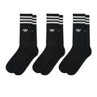 adidas Solid Crew Socks Black / White Socks S21490 | Overkill