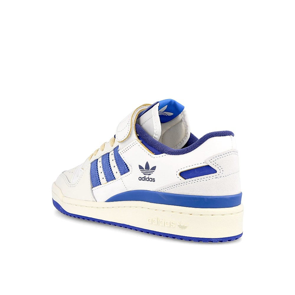 adidas forum 84 low blue thread Footwear White / Team Royal Blue / Cream White  Close-up | Overkill