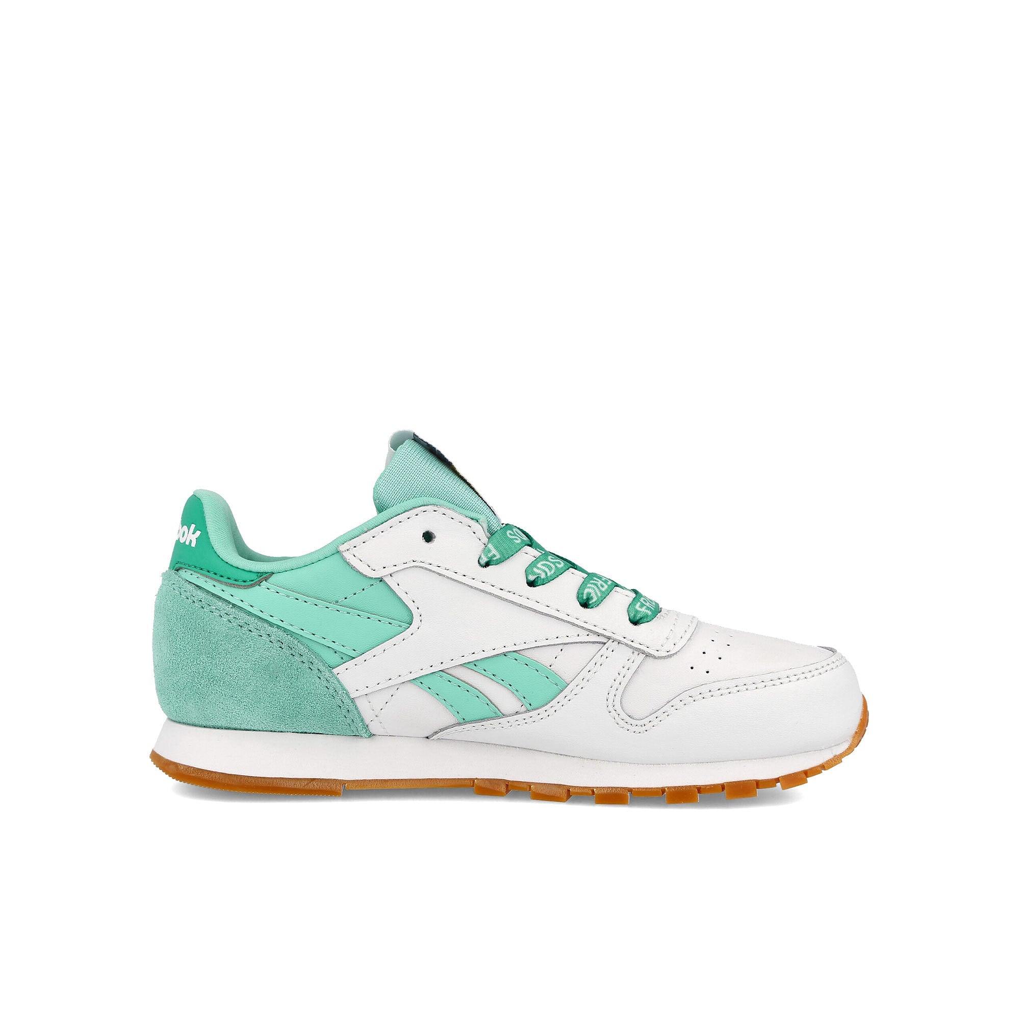 Reebok classic leather kids Footwear White-Pixel Mint-Future Teal Low Top Sneakers  Silhouette | Overkill