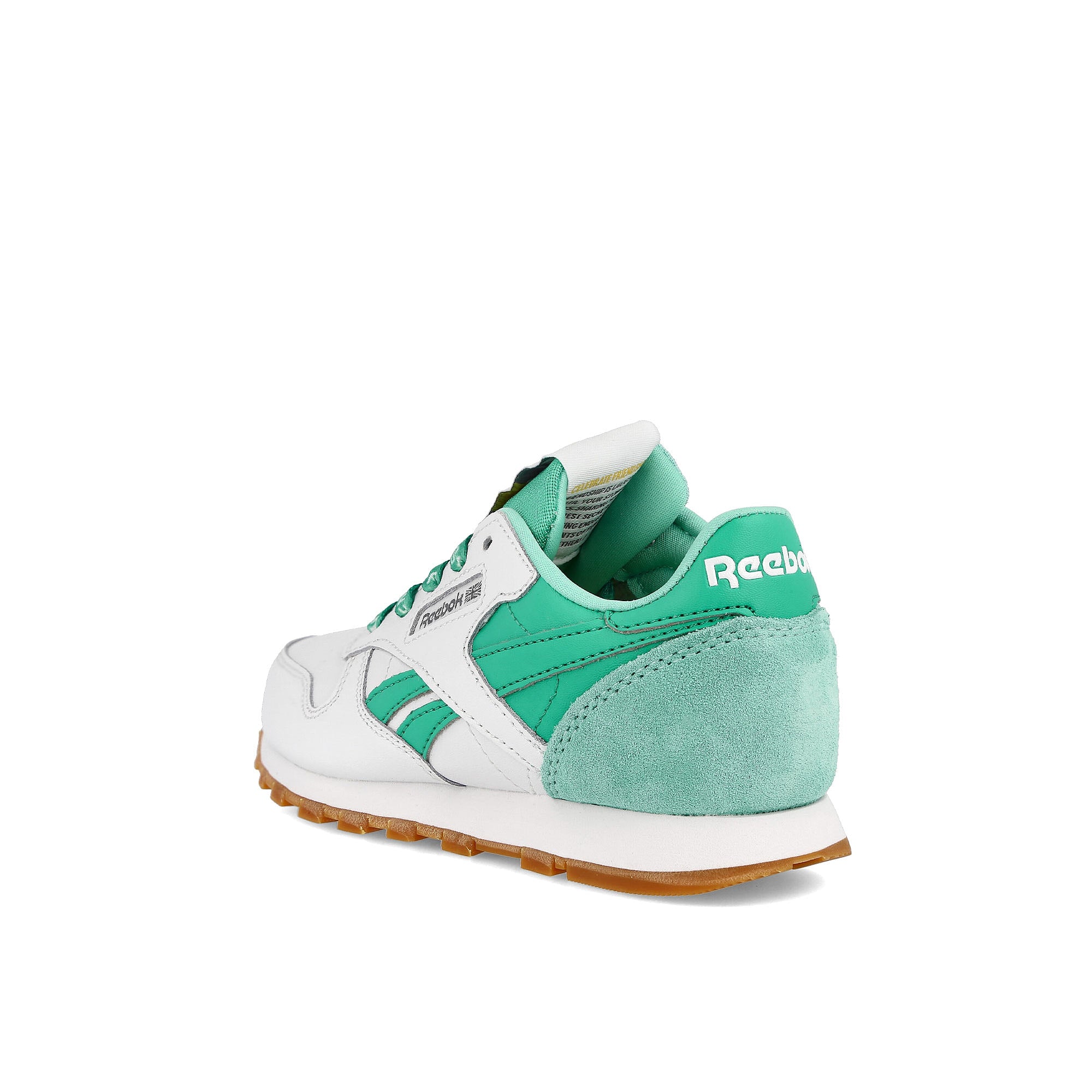 Reebok classic leather kids Footwear White-Pixel Mint-Future Teal Low Top Sneakers  Material | Overkill